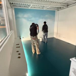 Freezanz System, pavimentazione e pitture (In corso d'opera)
