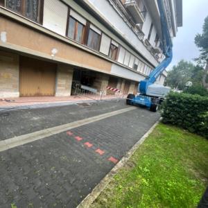 Manutenzione Facciata condominio via Malagoli Pisa (In corso d'opera)