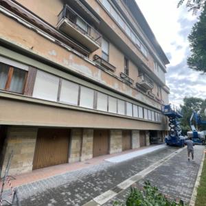 Manutenzione Facciata condominio via Malagoli Pisa (In corso d'opera)