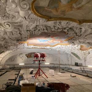 Restauro soffitto del santuario di Montenero (I be