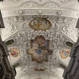 Restauro del soffitto della Madonna di Montenero