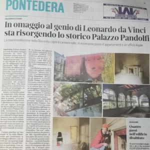 Omaggio al genio di Leonardo da Vinci, Pontedera