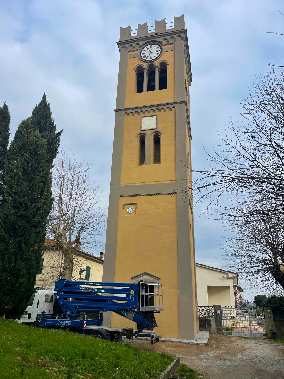 Restauro e risanamento Campanile S.Stefano, Buti